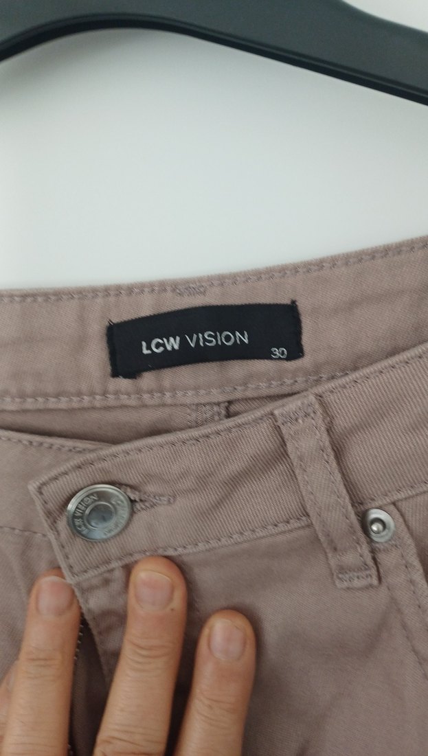 Bej Yüksek Bel Kadın Mini Şort - Görsel 2