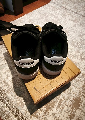 Siyah Kadın Spor Ayakkabı Velcro Detaylı - Görsel 3