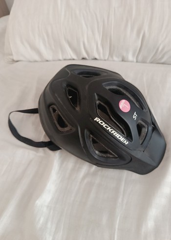 Siyah Rockrider Biker Kask Velcro L beden - Görsel 4