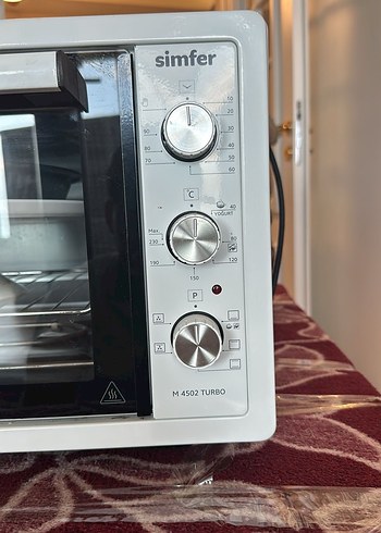 Simfer Simfer Gri Beyaz Mini Fırın