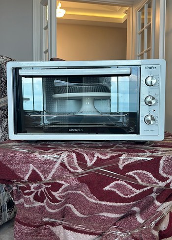Simfer Gri Beyaz Mini Fırın