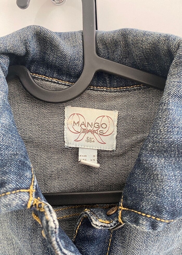 Mango Kadın Kot Ceket - Görsel 3