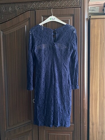 Güpürlü Elbise/42 beden - Görsel 2
