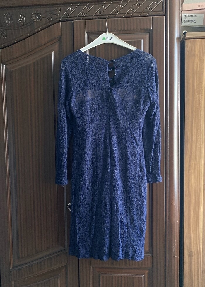 Güpürlü Elbise/42 beden - Görsel 2