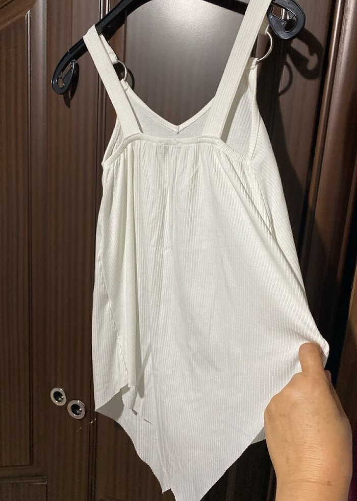 S beden askılı bluz - Görsel 4