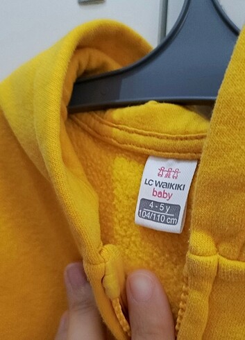 4 Yaş Beden sarı Renk Sarı hırka