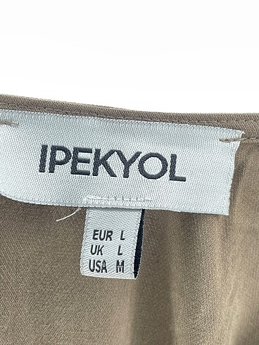 l Beden kahverengi Renk ipekyol Kısa Elbise %70 İndirimli.