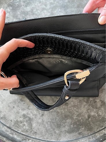 Siyah Kol Çantası - Görsel 7