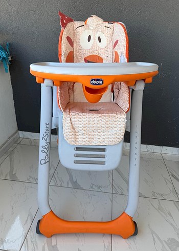 Turuncu ve Gri Bebek Mama Sandalyesi - Görsel 7