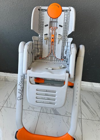Turuncu ve Gri Bebek Mama Sandalyesi - Görsel 8