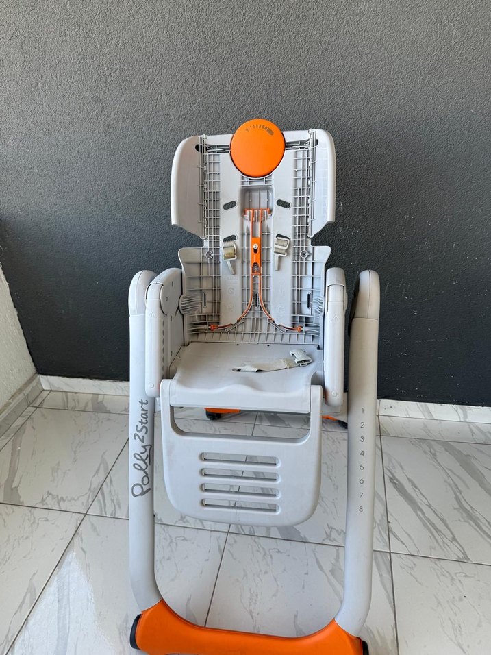 Turuncu ve Gri Bebek Mama Sandalyesi - Görsel 5