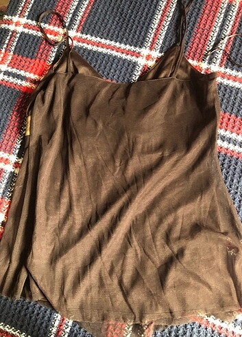 l Beden kahverengi Renk Vintage bluz