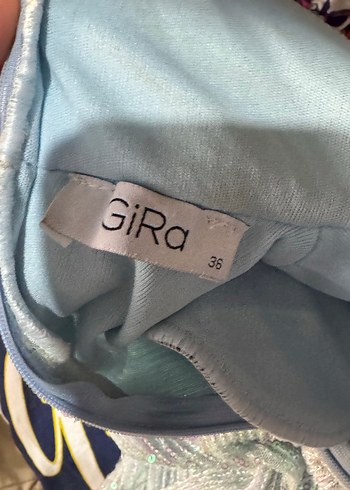 Gigii's Payetli Uzun Kollu Abiye Elbise
