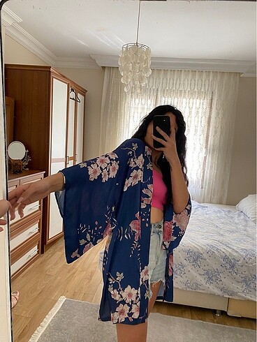 Zara çiçekli kimono