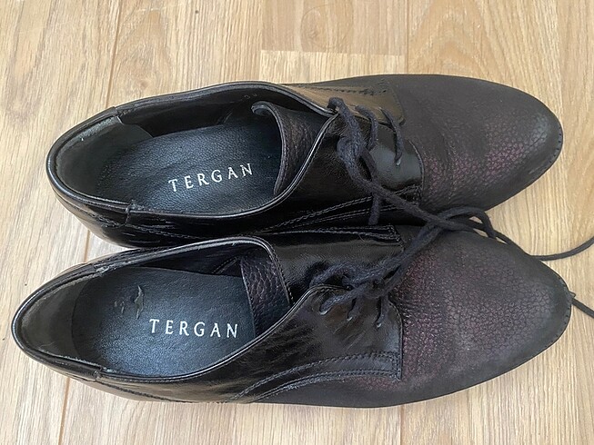 Tergan oxford renkli ayakkabı