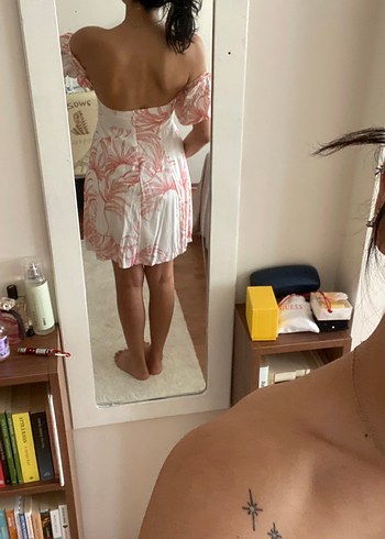 Zara çiçekli Elbise
