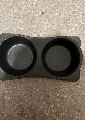 Çift Bölmeli Kedi Mama Kabı - Görsel 2