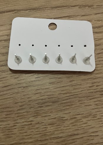 Renkli Pullu Mini Küpe Seti - Görsel 2