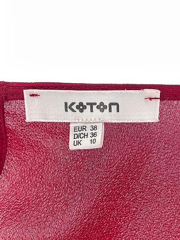 38 Beden bordo Renk Koton Bluz %70 İndirimli.
