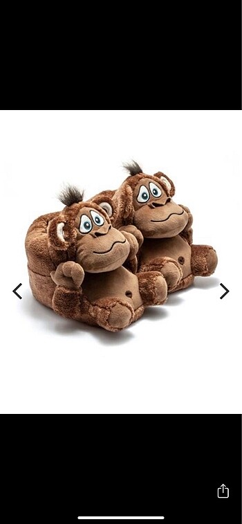 Twigy Monkey Hayvanlı Panduf