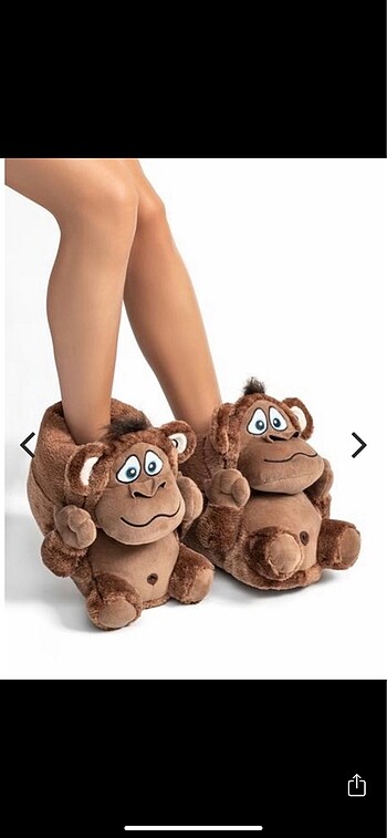 Twigy Twigy Monkey Hayvanlı Panduf