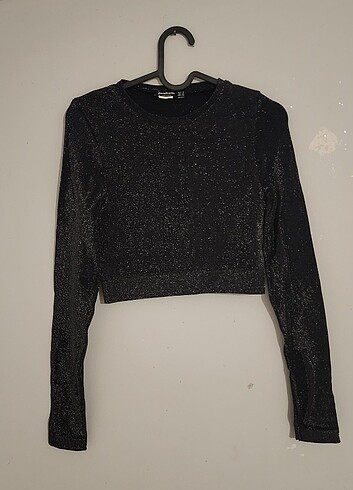s Beden siyah Renk Stradivarius crop
