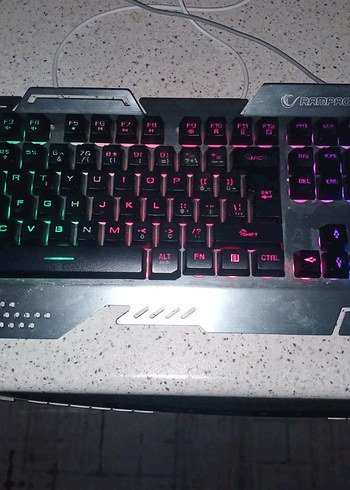 Rampage çok Renkli Işıklı Kablolu Oyun Klavyesi - Görsel 2