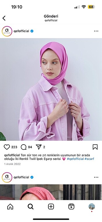 Diğer Eşarp qef tesettür