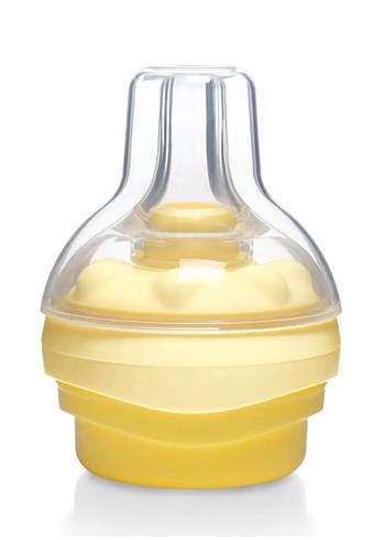 Madela Calma Gaz Yapmayan Sarı Bebek Biberonu ve Kapak 150 ml - Görsel 5