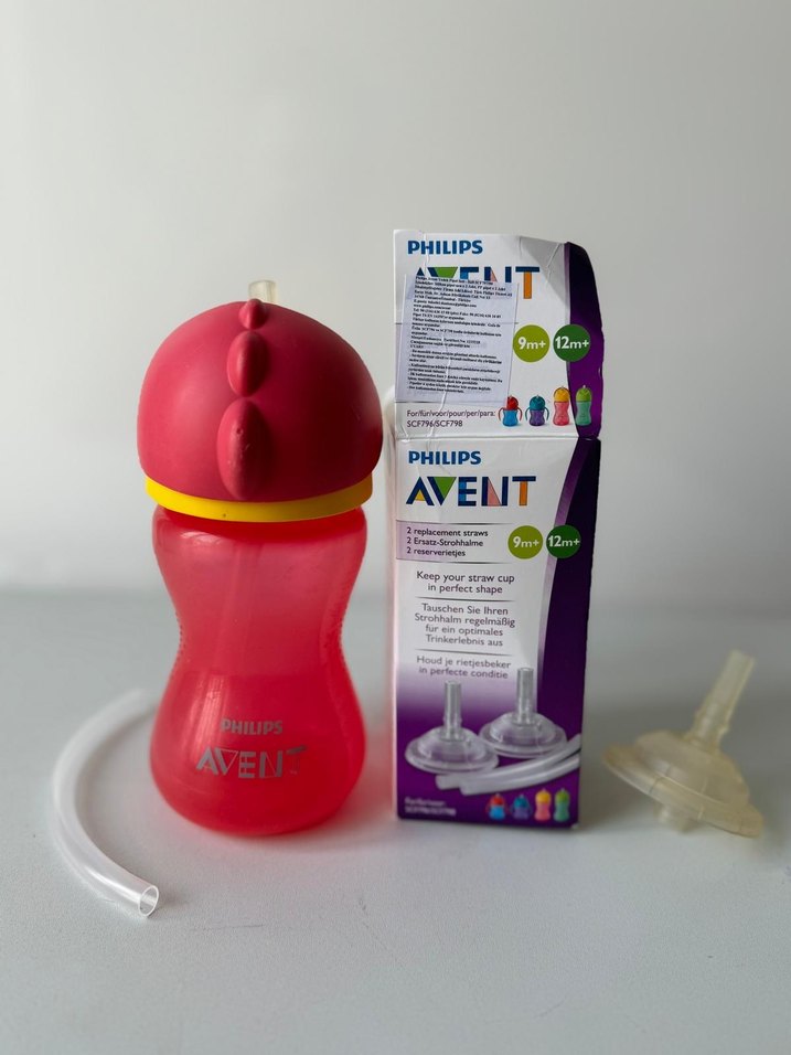 Philips Avent Pembe Renkli Bebek Biberonu - Görsel 2