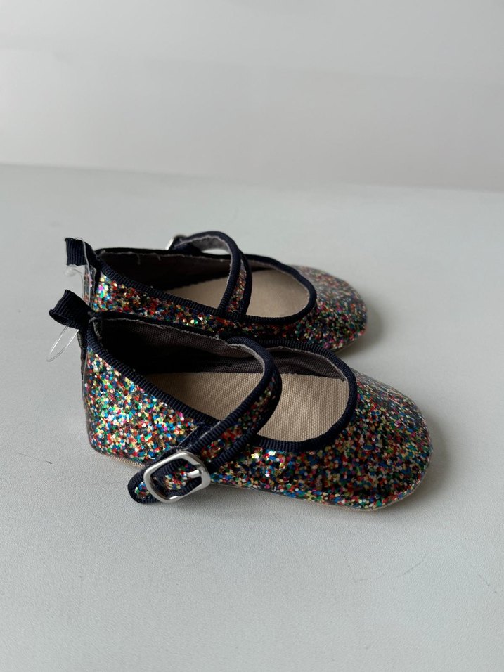 babyGap Parlak Renkli Kız Bebek Babet Ayakkabı - Görsel 2