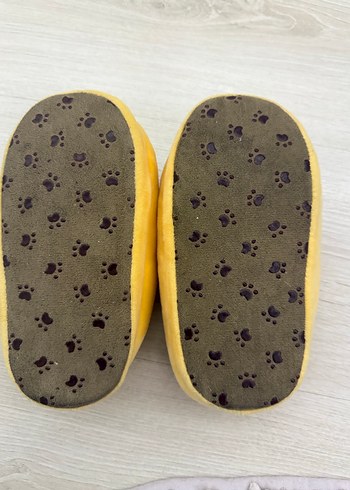 Kız Çocuk Sarı Arıcık Peluş Terlik - Görsel 5