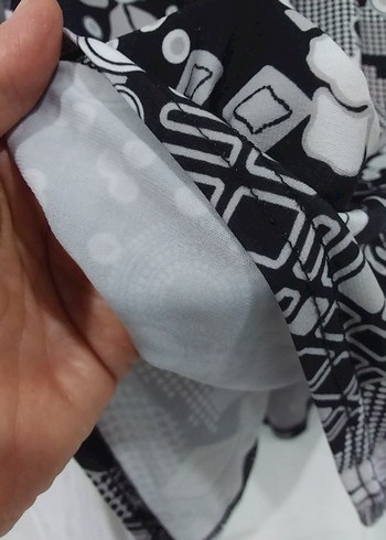 Gri V Yaka Uzun Kollu Midi Elbise - Görsel 8