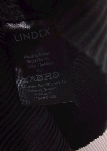 V Yaka Siyah Keten Kadın Bluz - Görsel 4