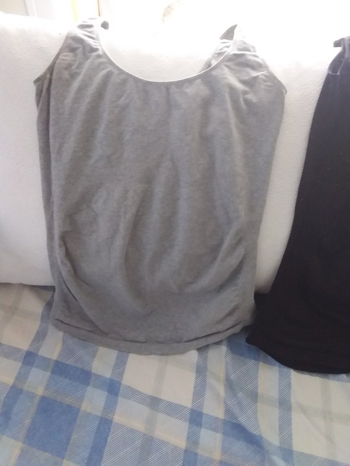 Gri Askısız Hemşirelik Atlet - Görsel 5