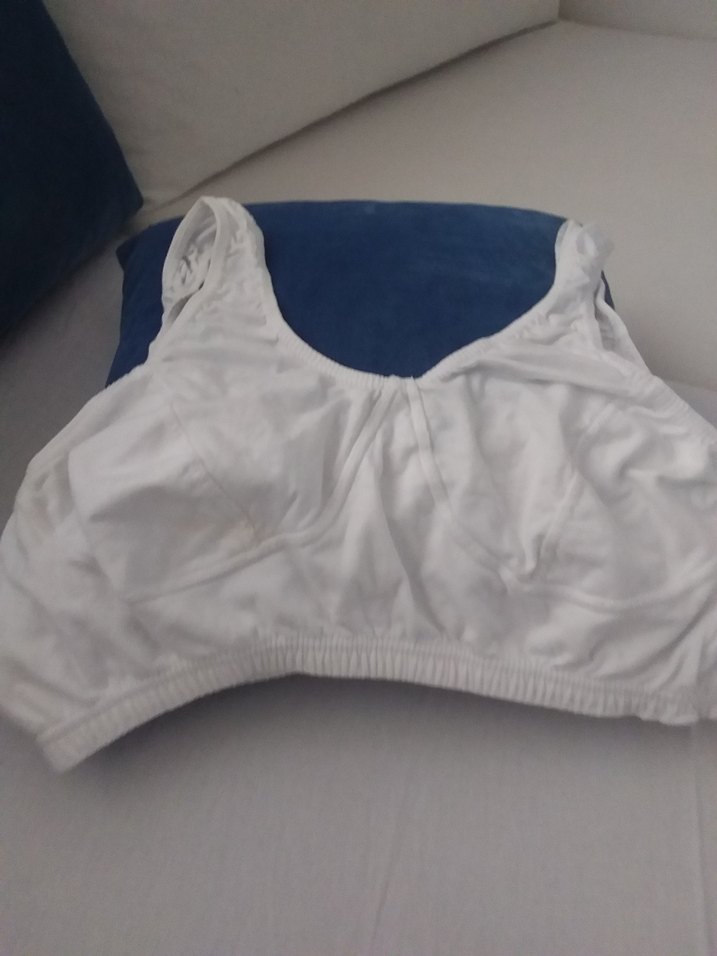 Beyaz Spor Sütyeni Midi Boy, büyük beden, 115 - Görsel 3