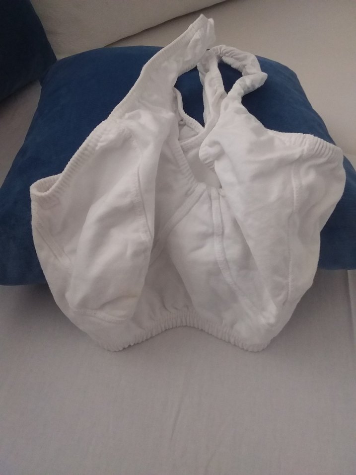 Beyaz Spor Sütyeni Midi Boy, büyük beden, 115 - Görsel 4