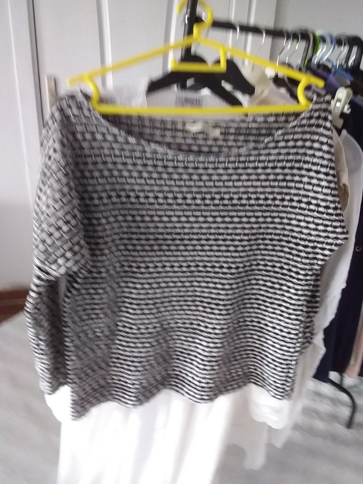 Gri Örgü Kadın Triko Bluz - Görsel 4