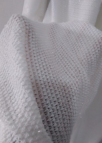 Kadın Beyaz Uzun Kollu Uzun Sabahlık - Görsel 2