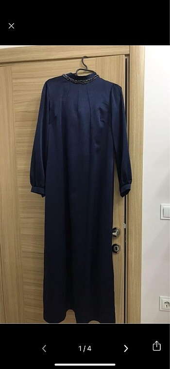Saten astarlı abiye elbise