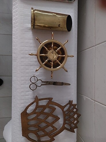 Beden Dümen desenli kül tablası pirinç küllük