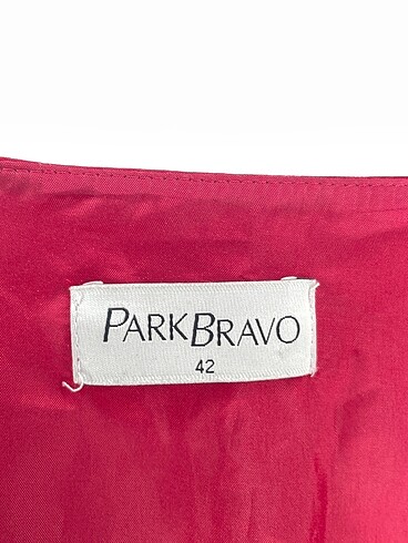 42 Beden bordo Renk Park Bravo Uzun Elbise %70 İndirimli.
