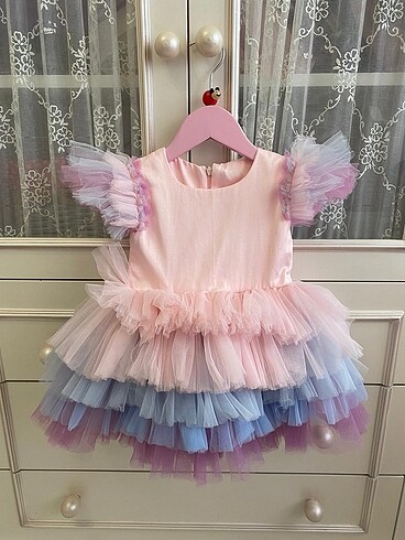 Bebek doğum günü elbisesi rosewoman marka elbise
