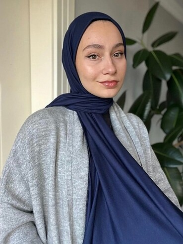 Lacivert Penye Şal