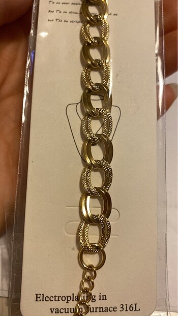GOLD ÇELİK BİLEKLİK