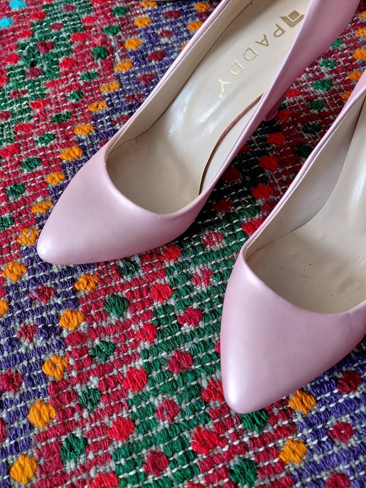 Pembe Topuklu Kadın Stiletto - Görsel 2