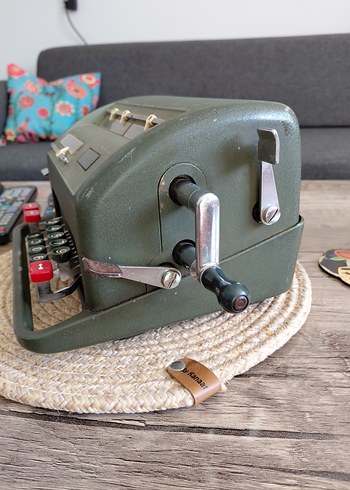 FACIT haki Mekanik antika hesap makinesi - Görsel 5