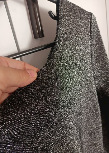 Sırt detaylı pırıltılı Strappy Elbise - Görsel 2