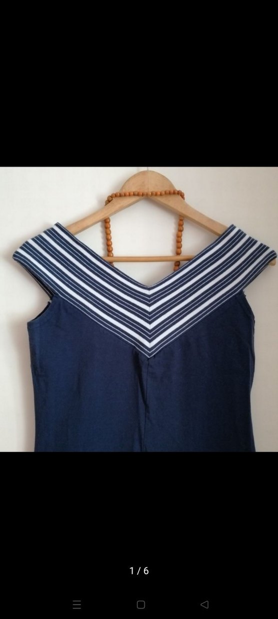 Kadın V Yakalı zarif Elbise - Görsel 3