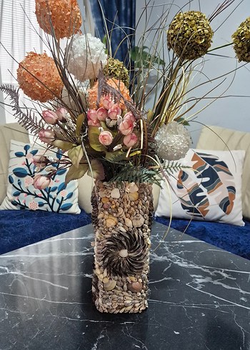 Deniz Kabuklu Dekoratif Vazo - Görsel 7